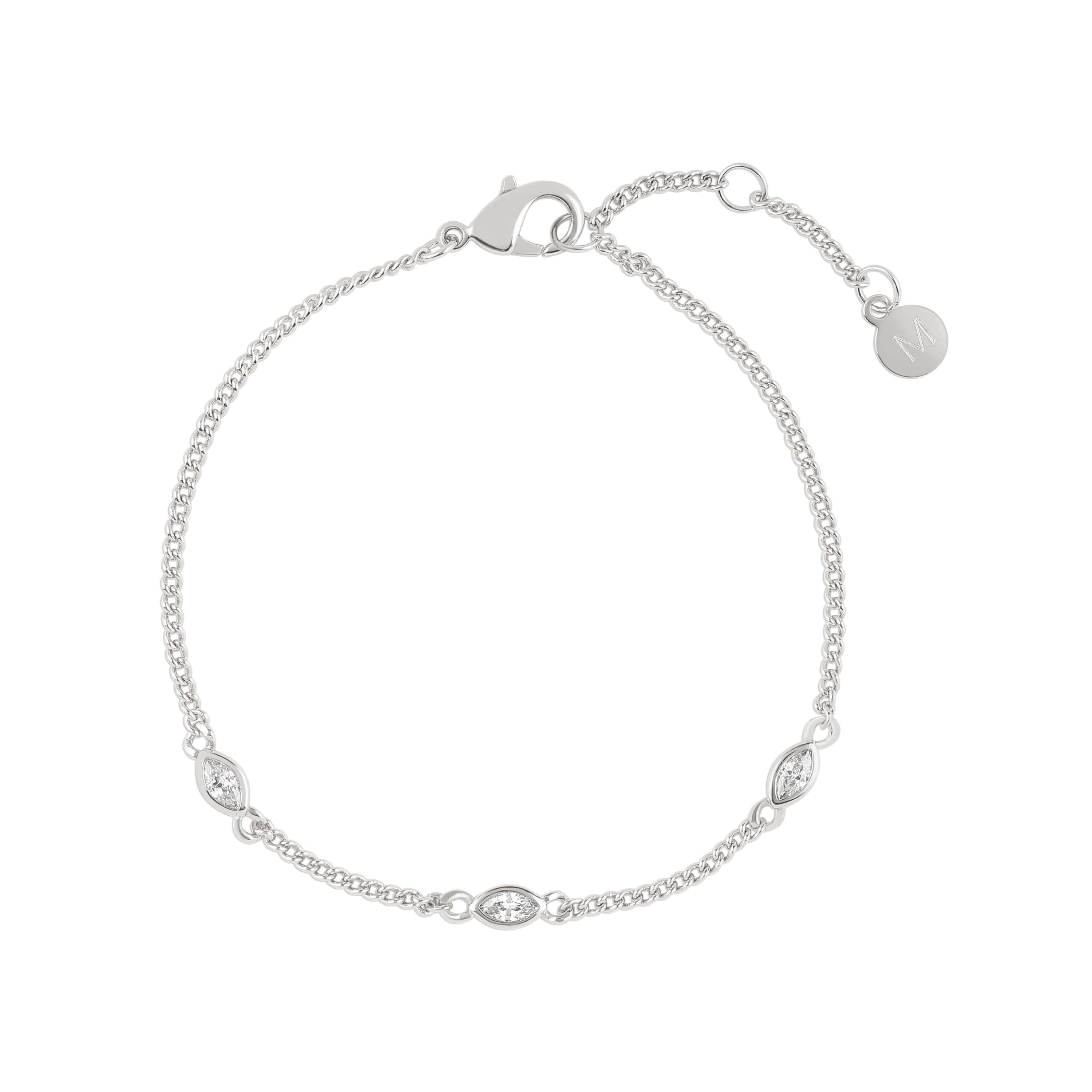 White silver clearance bracelet