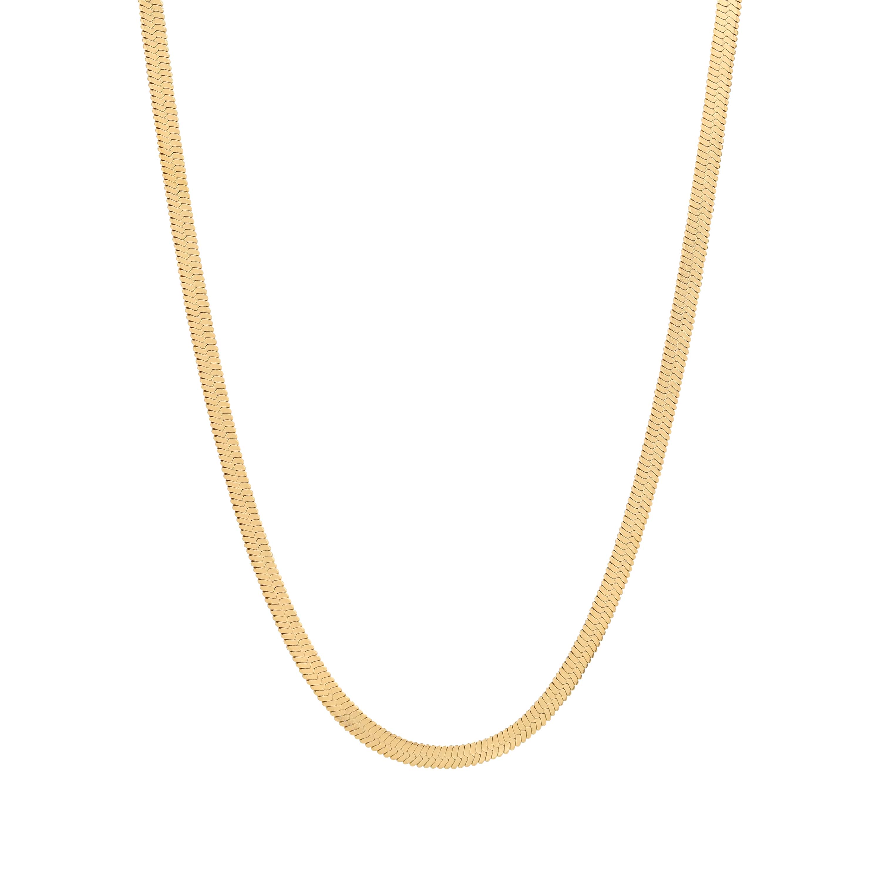 Gold sale herringbone choker