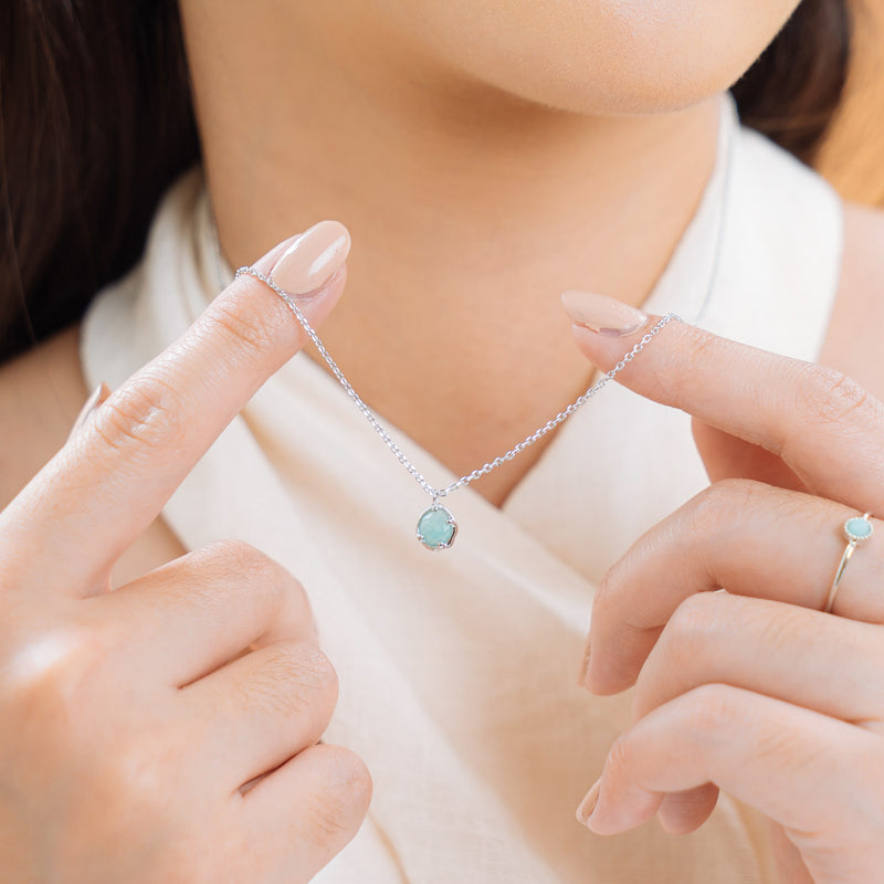 Cerulea Amazonite Necklace