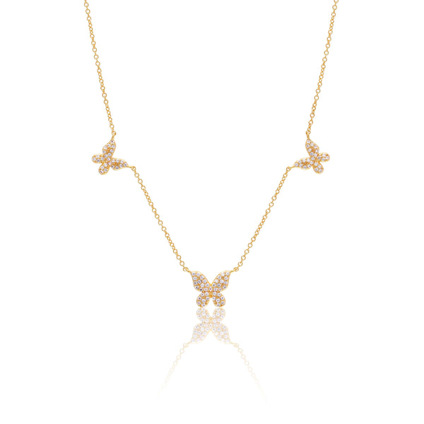 Claudina Butterfly Necklace